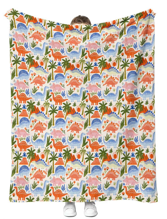 Dinosaur Throw Blanket