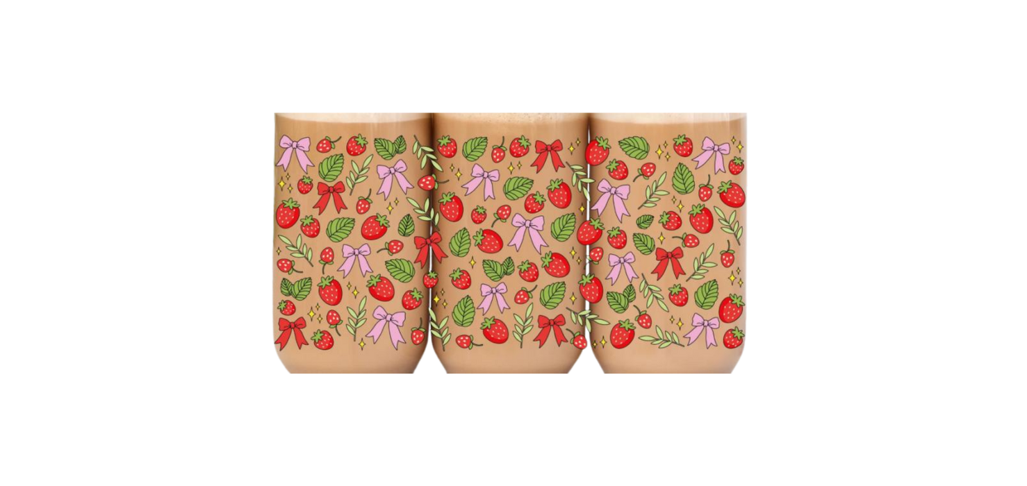 Strawberries & Bows Wrap