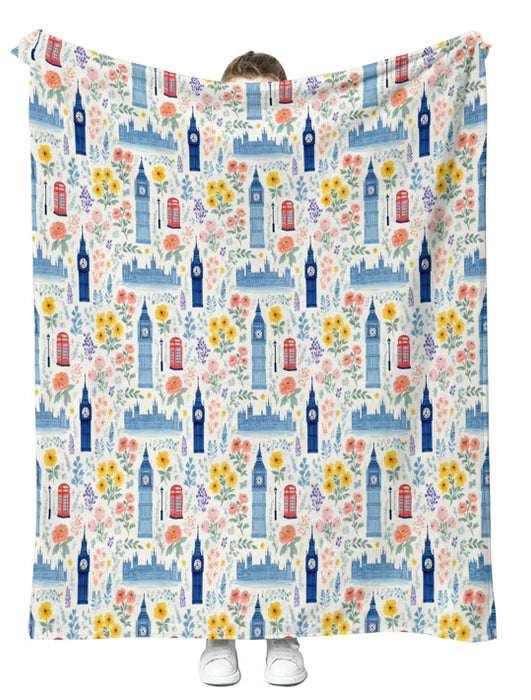 London Town Throw Blanket