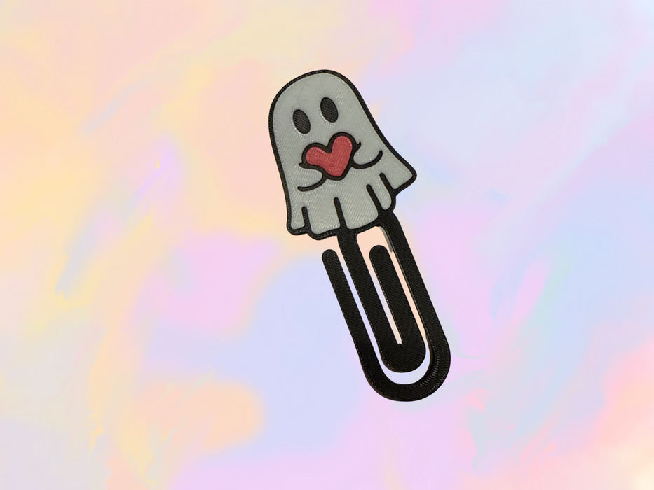 Ghost Paperclip Bookmark