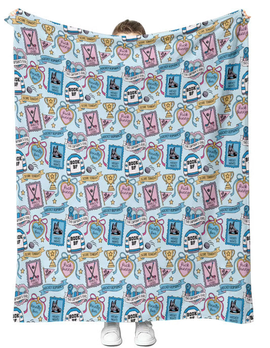 Hockey SMUT Throw Blanket