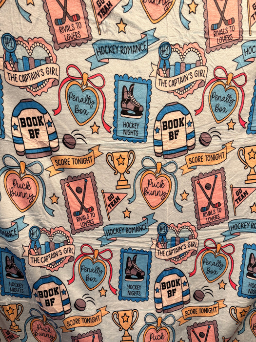 Hockey SMUT Throw Blanket