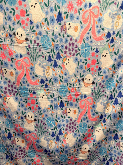 Girly Ghosts Throw Blanket