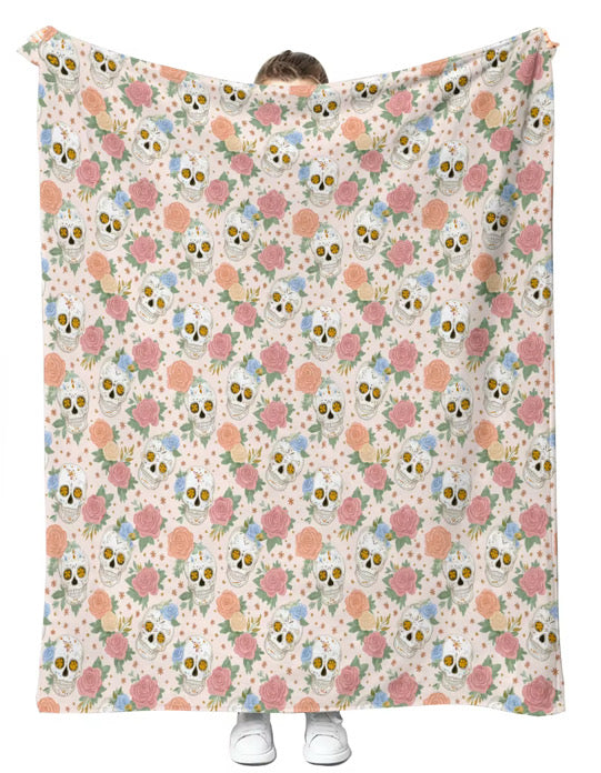 Skulls Throw Blanket
